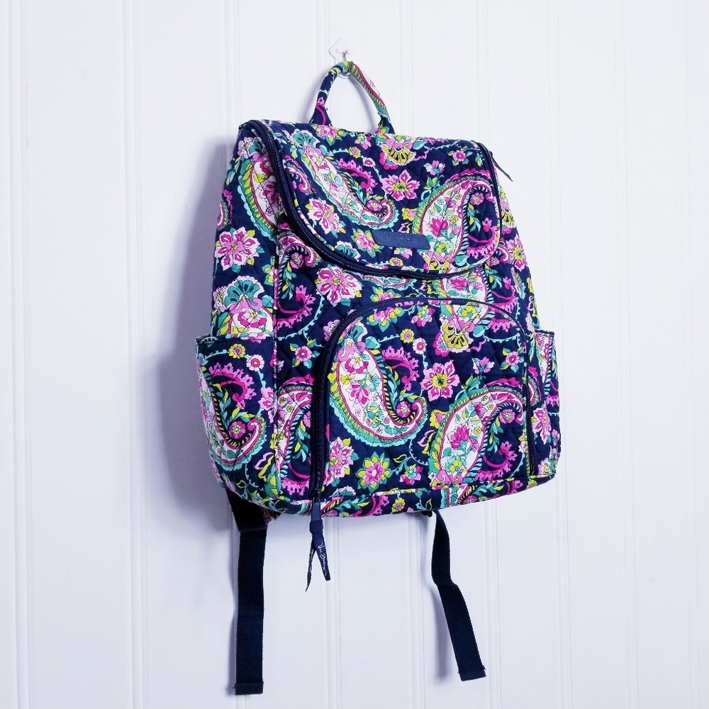 Wow!! Vera Bradley Quilted Paisley Backpack